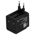 thumbnail image 2 of International Power Adapter, Worldwide Travel Adapter Intelligent All In One 0.1-2.4A Flexible Output  For US AU For UK EU, 2 of 8