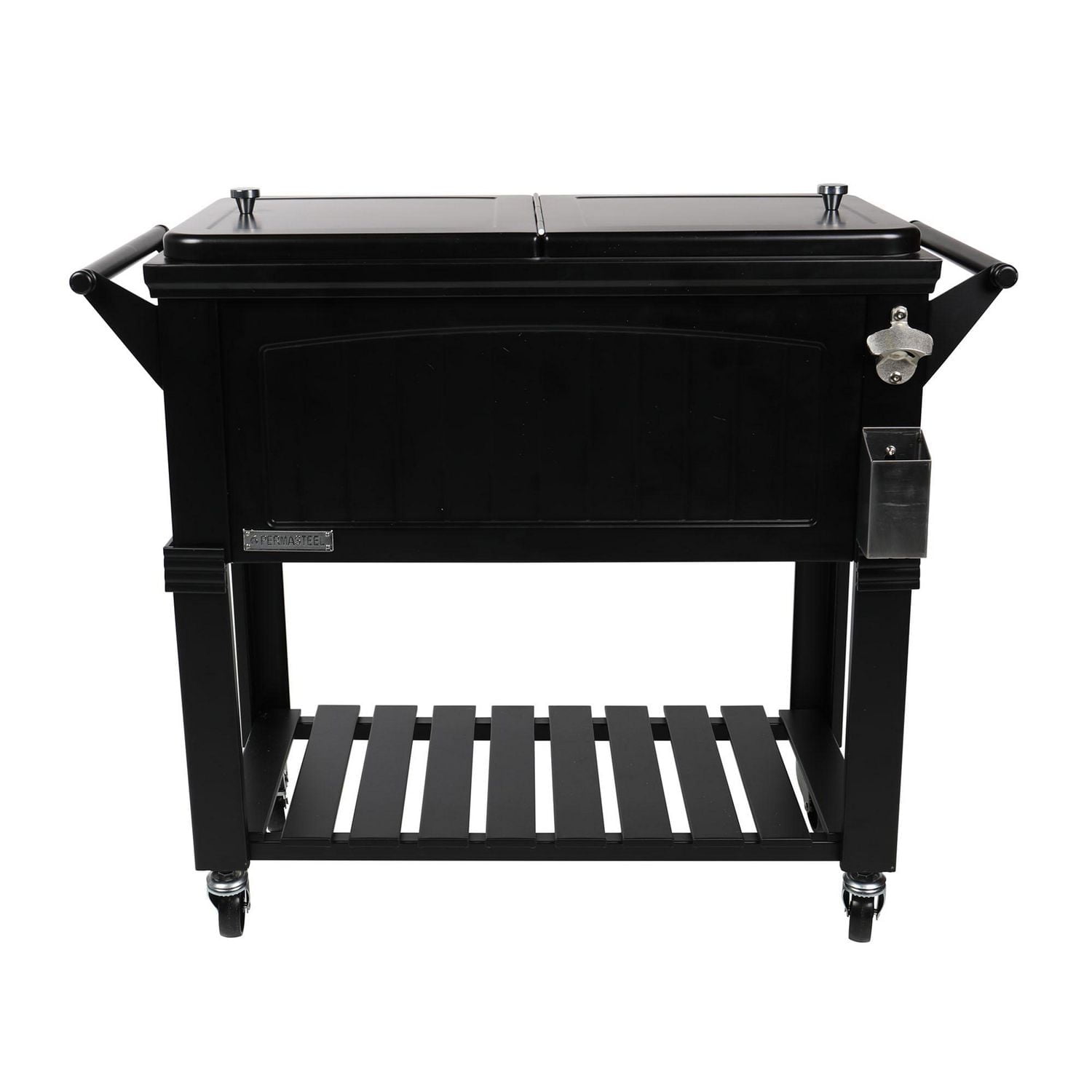 Permasteel Refroidisseur de Patio de Style Antique 80QT - Noir