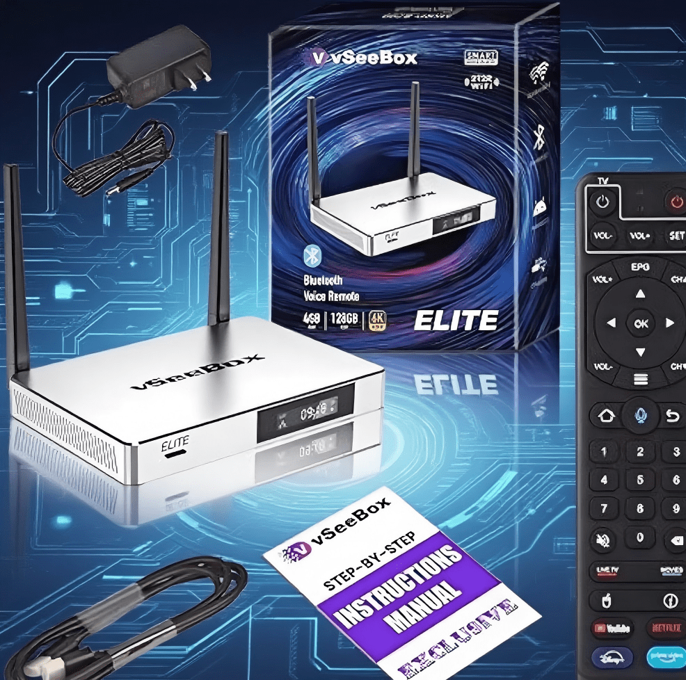 2025 vcbox elite with Voice Control 4GB RAM 128GB Storage Powerful