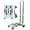 Green, variant on Heavy-Duty 500LB Capacity Hand Truck with One-Touch Retractable Handle & Extendable Plate, Portable Collapsible Dolly Cart with 4 Wheels w/Brakes Folding Luggage Cart for Travel/Home Use, Green