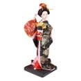 thumbnail image 1 of Muñeca geisha japonesa étnica, figura coleccionable, adorno de 23 cm, estatua artesanal de mujer, muñeca kimono para mesa, estante, regalo para niños Estilo J, 1 of 8