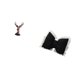 thumbnail image 5 of Figura de cabeza de ciervo, estatua de animal, cojín decorativo con lazo, funda de almohada con lazo en forma de lazo, hecha de resina y PP, adecuada, 5 of 8