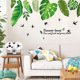 thumbnail image 5 of Gwong Decoración hogareña Hojas de verano verde removible autoadhesivo de la etiqueta de la pared etiqueta decoración del hogar Gwong 21000167, 5 of 7