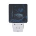 thumbnail image 5 of Yayeee LED Night Light for The Home Plug in With Light Sensors 2 Pack, Window Earth, 5 of 6