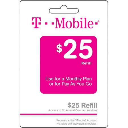 (Email Delivery) Tmobile $25 Wireless Airtime