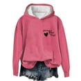 thumbnail image 5 of Black_Friday&Cyber/Monday Womens Clothing Under $10.00 Yuxingfu Women'S Casual Fall and Winter Long-Sleeved Fashion Printed Hooded Tops Sweatshirt, 5 of 6