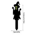 thumbnail image 2 of Halloween Ghost Decor 5 X 3 Inch Glow in The Dark Halloween Decorations Outdoor Halloween Yard Decor for Lawn Porch Haunted House Party, 2 of 5