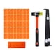 thumbnail image 5 of Mazo de doble cara con mango antideslizante para instalación de pisos de madera de 43 piezas Bloque naranja, 5 of 9