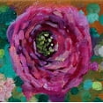 thumbnail image 2 of Boho Hue Studio 20x20 Gold Ornate Wood Framed with Double Matting Museum Art Print Titled - Peripheral Rose 1, 2 of 4