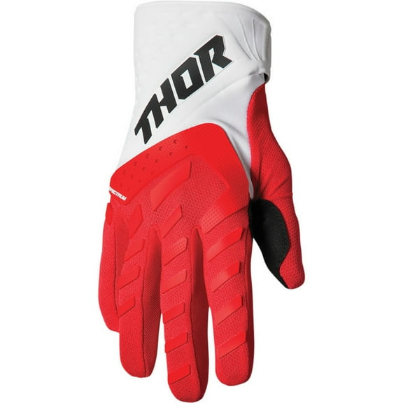Thor Spectrum Mens MX Offroad Gloves Red/White XL