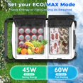 thumbnail image 4 of TopAutoGear 60 L / 63.4 QT 12 Volt Refrigerator,Dual Zone Portable Car Fridge Freezer,Electric Cooler Dual Temp Control -20°C-20°C 12/24V DC, 220-240V AC with Handle & Wheels for Camping, 4 of 6