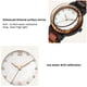 thumbnail image 4 of Relojes De Madera Relojes Exquisitos Para Mujer Relojes Casuales De Moda Simple Esfera De Nácar Vogacara AP004879-03, 4 of 6