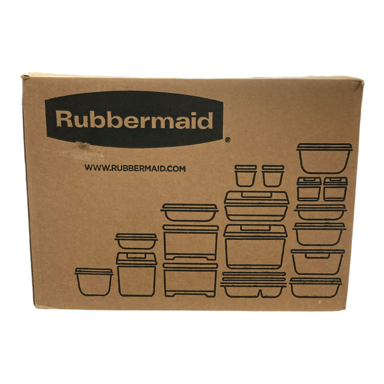 Rubbermaid 50 Piece Easy Find Lids Food Storage Set