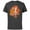 Charcoal, variant on Disney The Little Mermaid Princess Ariel Wave Maker - Short Sleeve Cotton T-Shirt for Adults - Customized-Black