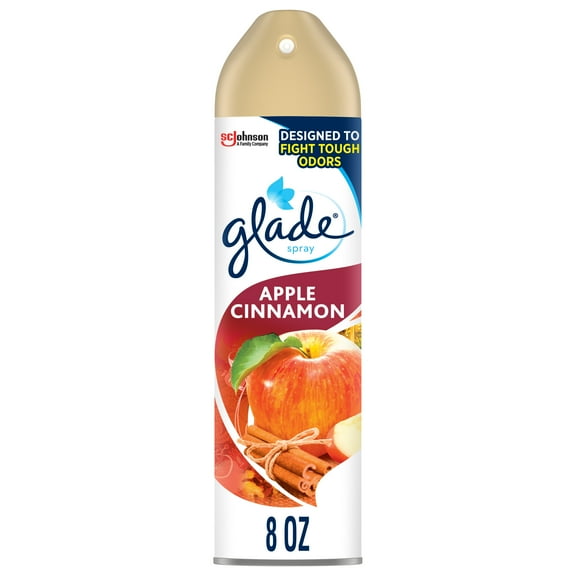 Glade Room Spray 1 CT, Apple Cinnamon, 8 OZ. Total, Air Freshener