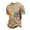 Khaki, variant on Mens Pride Shirts, Gay Pride Flag Rainbow Graphic Short Sleeve Casual Tee Tops