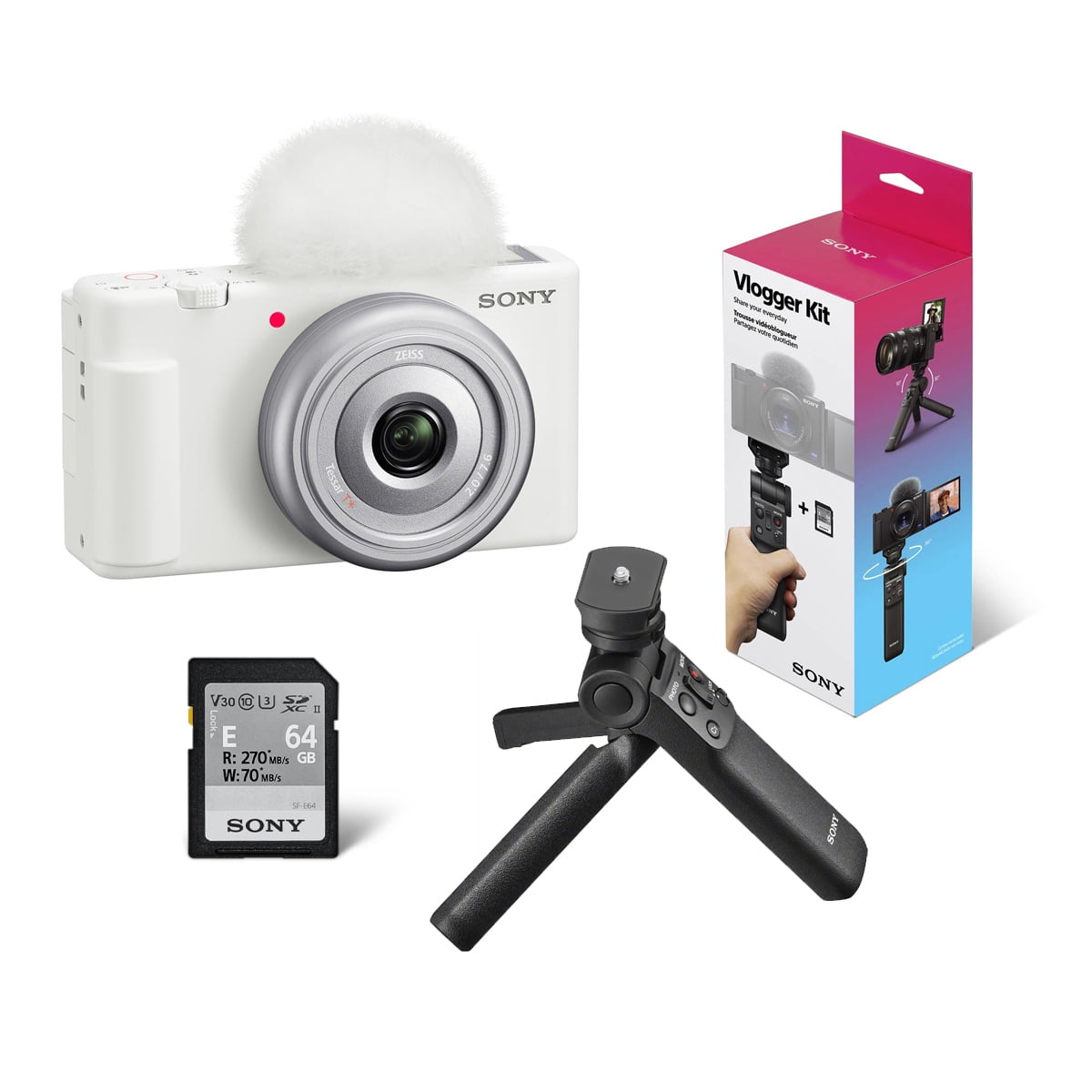 Sony ZV-1F Compact Vlogging Camera with 32GB SanDisk Memory Sony ZV-1F Compact Vlogging Camera with 32GB SanDisk Memory