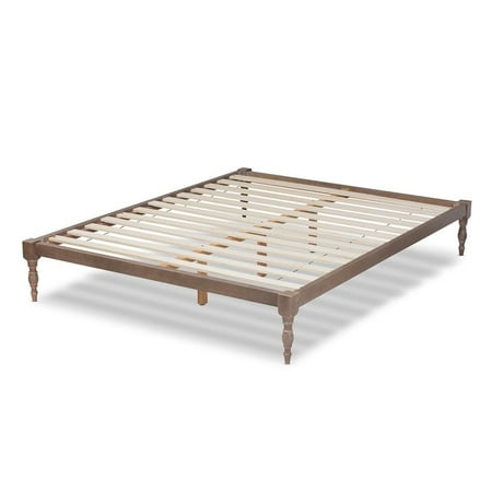 Baxton Studio Iseline King Size Oak Finished Wood Platform Bed Frame Canada Baxton Studio Iseline King Size Oak, King Size Wood Platform Bed Frame