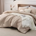 thumbnail image 2 of Juego de edredón Bedsure Queen Warm Sand con 1 edredón y 2 fundas, 2 of 8