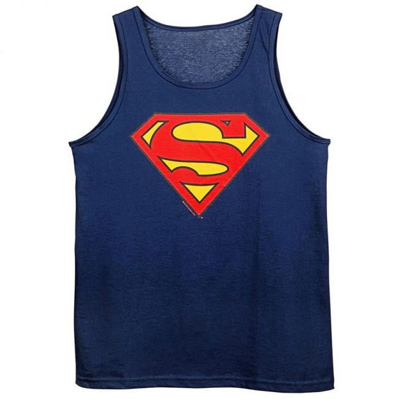 Symbol Navy Blue Mens Tank Top, Large