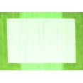 thumbnail image 1 of Ahgly Company Indoor Rectangle Solid Green Modern Area Rugs, 2' x 5', 1 of 1