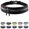 thumbnail image 1 of Cinturón para correr Fitgriff® para hombre y mujer, color negro, 85-120 cm de cintura, 1 of 6