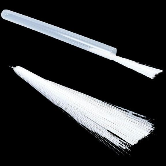 250Pcs/Box Cat Whiskers for Felting Stuffed Animal White Plastic Tapered Simulated Fur Needle Cats Whisker Supplies for DIY Crafting Face Costume Making Accessories White