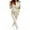 H-Beige, variant on Kcodviy Women's Solid Color Fleece Plus Size Pant Suits Dressy Solid Color with Hat Pant Suits for Women Dressy Wedding Guest Plus Size Sports Suit Women