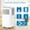 White #1, variant on 8000 BTU Portable Air Conditioner with Remote Control, 3-in-1 AC Unit with Fan & Dehumidifier Mode,Quiet AC Unit with LED Display, Cool Rooms up to 350 Sq.Ft,24h Timer for Room, Dorm, Office
