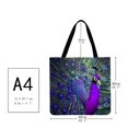 thumbnail image 2 of Tote Bag Peacock-Gran Capacidad Lino, 2 of 3