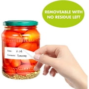 500 Freezer Refrigerator Food Labels Reminder Water Oil Resistant in Roll with Perforation Line,Removable Adhesive