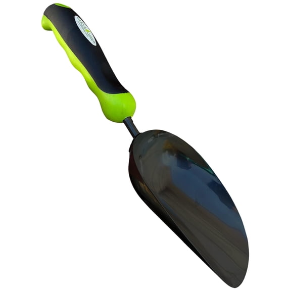 Garden Guru Super Strong Garden Scoop Trowel Shovel Transplanter – Strong Carbon Steel - Rust Resistant – Ergonomic Grip – Perfect Hand Shovel for Gardening Transplanting and Digging