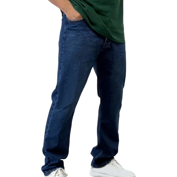 Pantalones largos para hombre, casuales, de mezclilla, de algodón, rectos, rotos, con agujeros, pantalones largos, pantalones para hombre