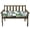 Hawaiian, variant on Waterproof Indoor/Outdoor Garden Bench Seat Cushions, 59 inch Thicken Patio Bench Cushions Soft Rocking Chairs Pad Lounger Seat for Porch Wicker Loveseat Settee (Grey Leaves)