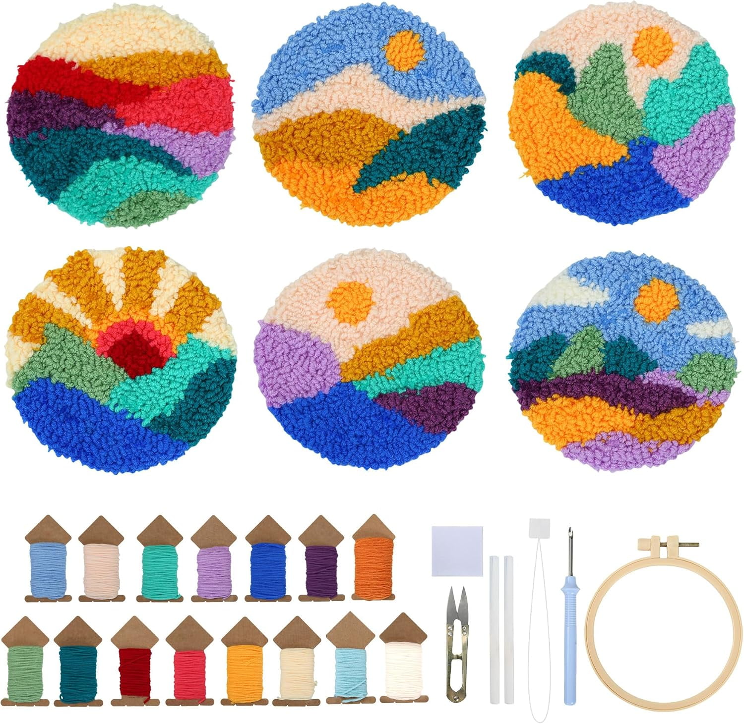 Punch Needle Kit - Punch Needle Kits for Adults Beginner, Punch