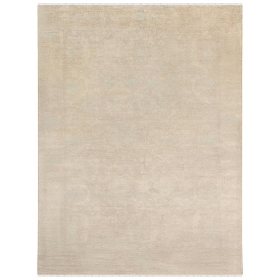Amer Rugs Maya Heyward Light Gray Hand-Knotted Wool 2'x3' Area Rug MAY60203