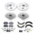 thumbnail image 3 of PowerStop Front and Rear Z23 Evolution Sport Brake Pad Rotor Drum and Shoe Kit Fits: TOYOTA Select Models K15065DK, 3 of 10