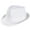 White, variant on Straw Fedora Sun Hat for Women Men Short Brim Panama Trilby Beach Hat Packable Summer Hat UPF 50+ Black Free Size
