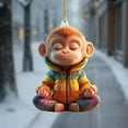 thumbnail image 4 of Monkey Acrylic Pendant Car Rearview Mirror Charm Keychain, Bag Pendant B8J XBX, 4 of 9