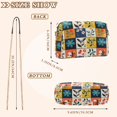 thumbnail image 4 of FORMRS Women Crossbody Purse with Chain Strap Vegan Leather Shoulder Handbag, Floral Patterns, 4 of 7