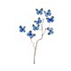 thumbnail image 4 of Arreglo floral con ramas de mariposas artificiales, decoración con tallos de ramas simuladas Azul, 4 of 9