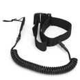 thumbnail image 3 of Surfboard Leash, Comfortable Heliciform Card Buckle Design Surfboard Traction Rope High-Elastic  For Surfing Black, 3 of 8