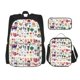 thumbnail image 1 of Balery Alpaca Flower Mochila Escolar 3 en 1 para Niños - Mochila Resistente con Lonchera Térmica y Estuche - Mochila Escolar para Niños y Niñas, 1 of 7