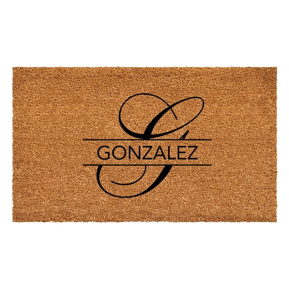 Calloway Mills 110823672 Gonzalez Personalized Doormat 36" x 72"