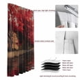 thumbnail image 6 of Valentine's Day Blackout Curtains for Bedroom/Living Room, Pinch Pleated Black Out Curtains, Romantic Swan Love Heart Tower Room Darkening Window Drapes with Hooks 2 Panels, 59"x70", 6 of 8