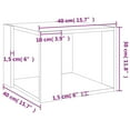 thumbnail image 4 of vidaXL Coffee Table Sonoma Oak 40x40x30 cm Engineered Wood, 4 of 4