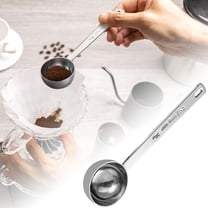 Stainless Steel Coffee Scoop Tablespoon long handled Spoons Food-Grade Metal Measuring Spoon Tablespoon Scooper for Coffee Beans Ground Coffee Espresso Protein Powders Tea Sugar 2Tbs (30ML)