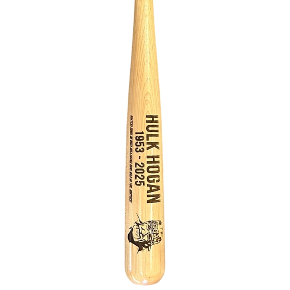 Hulk Hogan Commemorative Engraved Baseball Bat