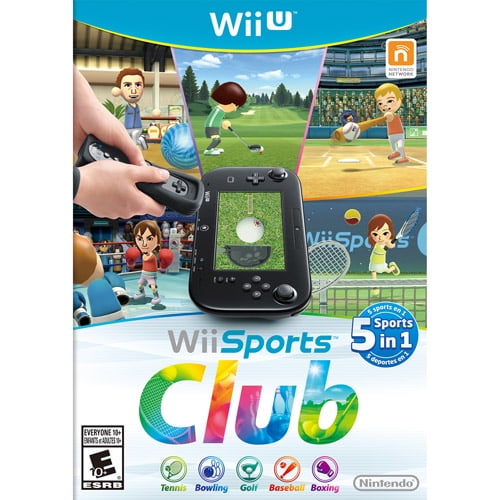 racket Bijdrage Naar boven Nintendo Wii Sports Club - Wii U - Walmart.com