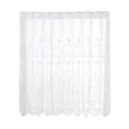 thumbnail image 2 of Horplkj 29X24 Inch White Short Curtains, Light Filtering Voile Drapes for Small Kitchen, Bathroom, room (1 Panel), 2 of 7